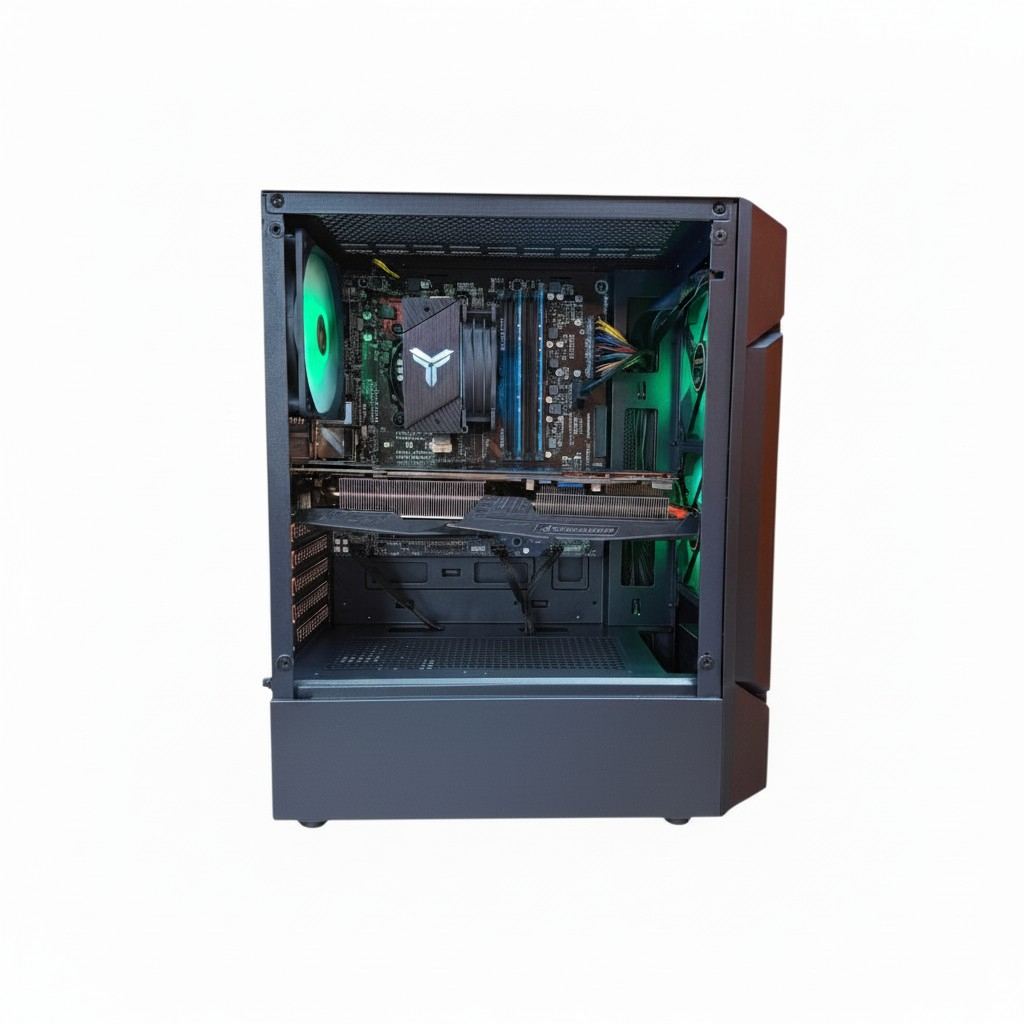 Комп'ютер ігровий Black Color Tower, Intel Core i5-14Gen, БЖ 600W, GF RTX 5050 8GB GDDR6 NEW